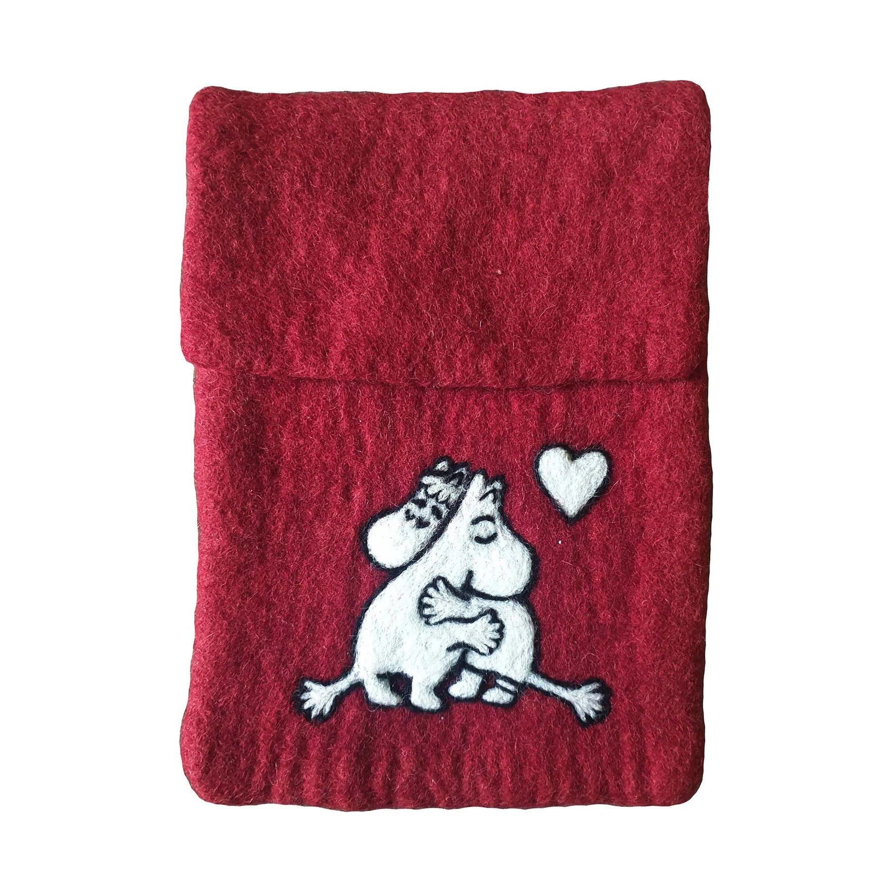 Moomin Felt iPad Case - Moomin in love