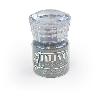 Nuvo embossing powder - Classic Silver