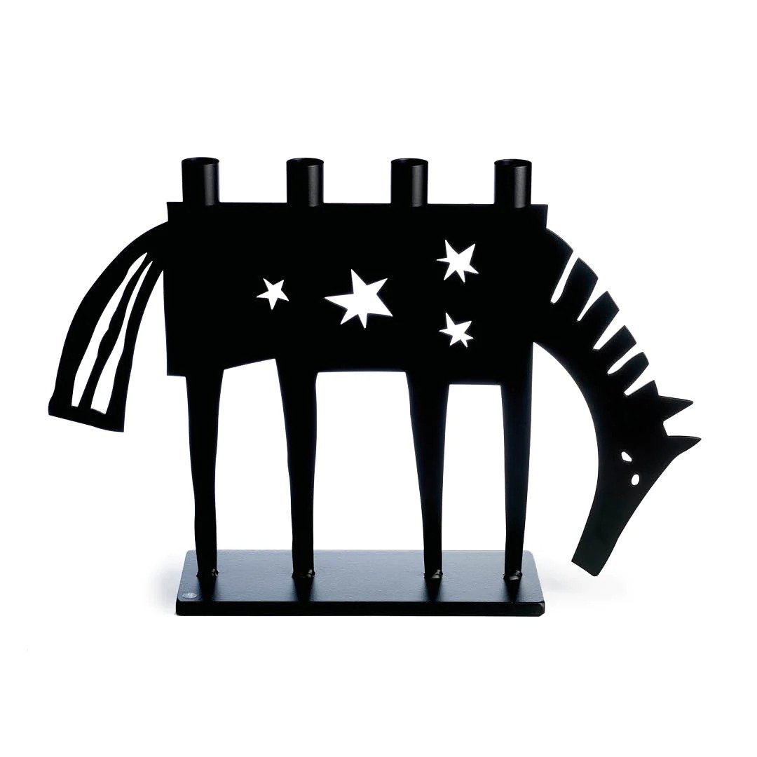 Bengt & Lotta mild steel candle holder - Horse, big