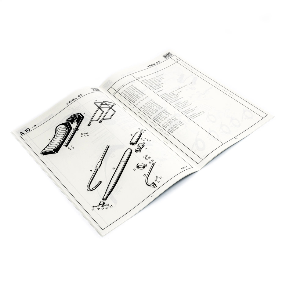 Spare parts catalog Hercules Prima G3 Mopedrenovering