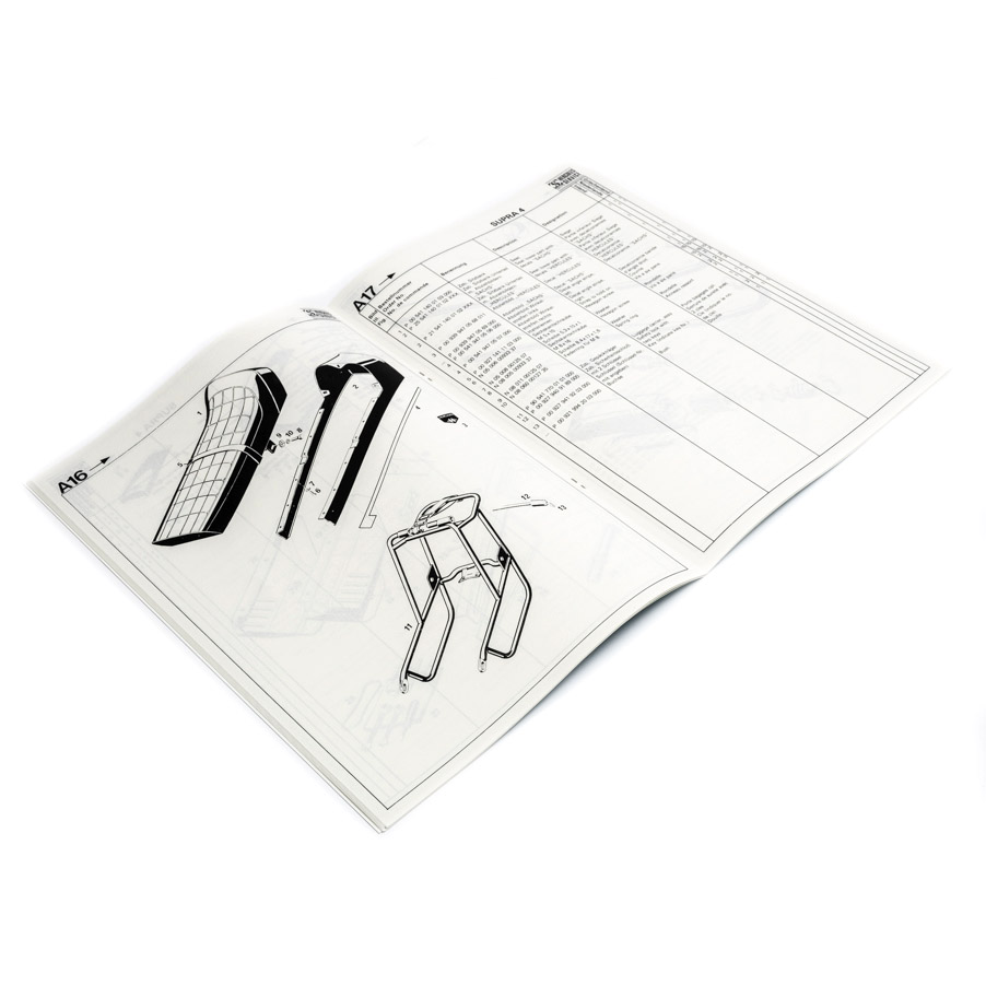 Spare parts catalog for Hercules Supra 4 Mopedrenovering