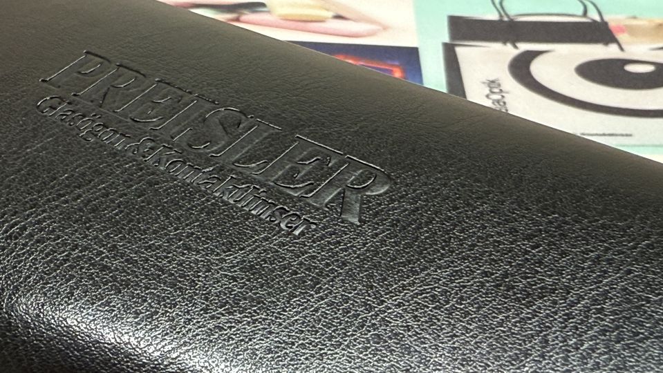 Black leather imitation - 3
