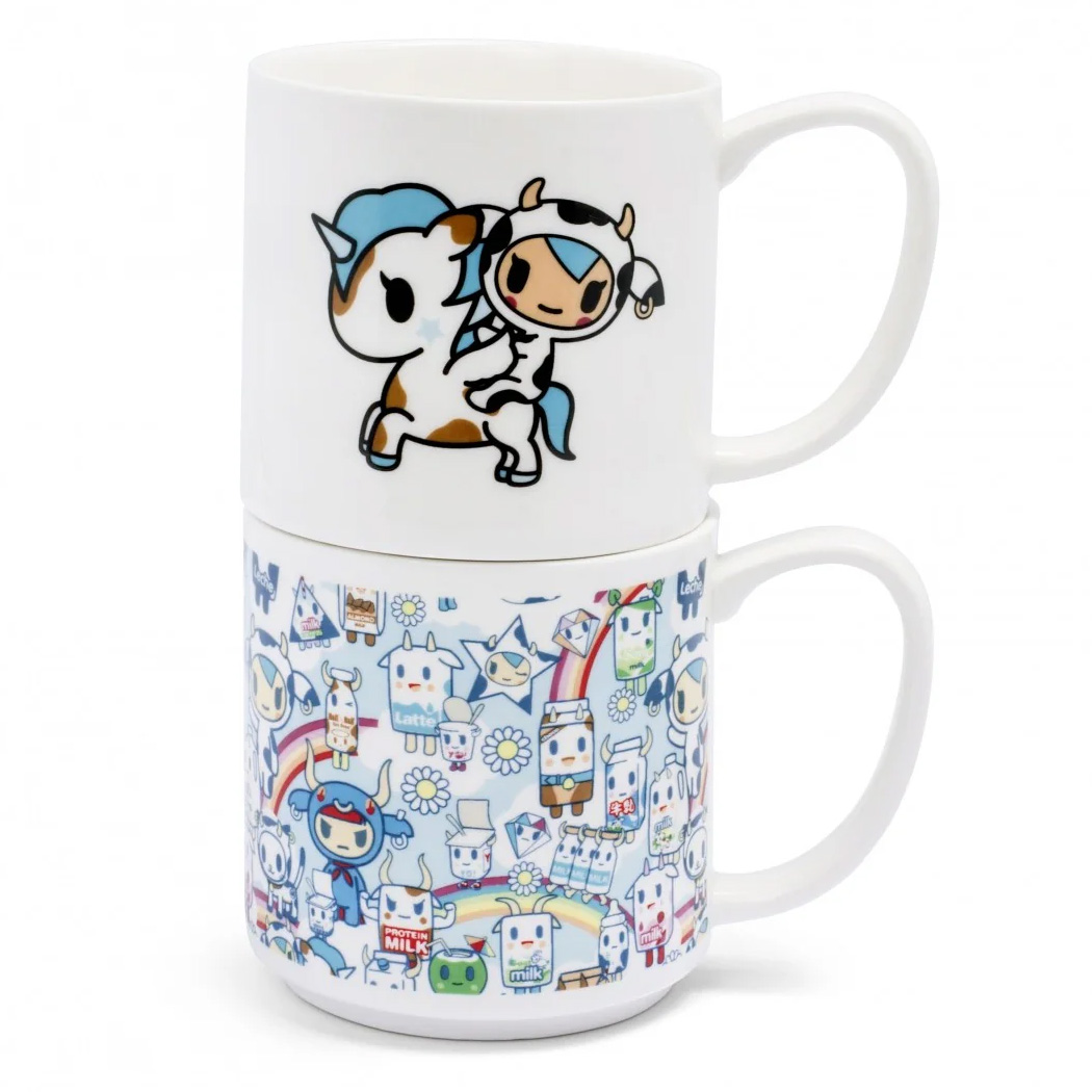 Tokidoki Porslinsmuggar i Presentbox - Set med 2 - 270 ml - Stapelbara  - 2