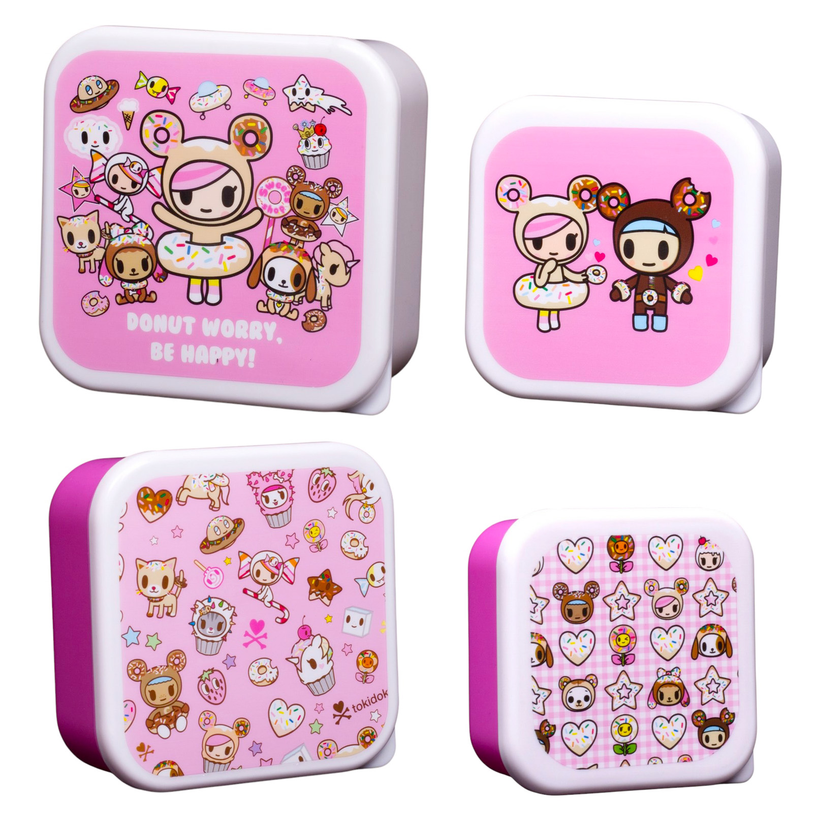 Tokidoki Kawaii Lunchlådor 4-pack