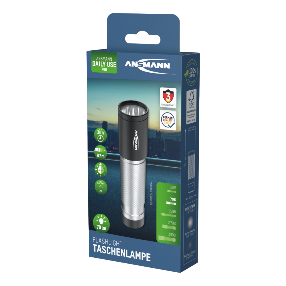 Ficklampa daily use 70B - 2
