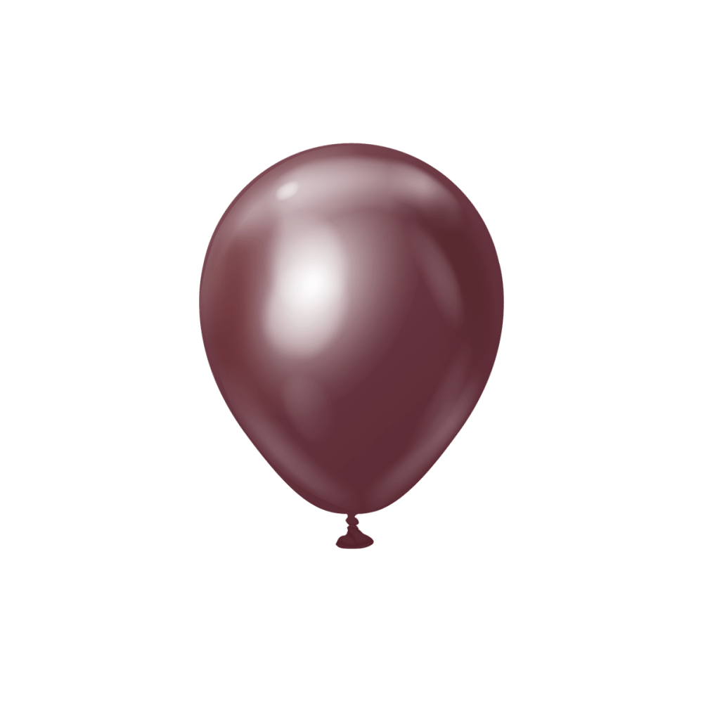 Premium Miniballonger Chrome Burgundy