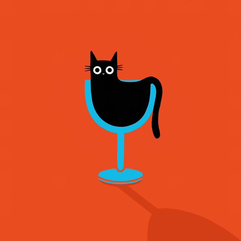 Cat Nap, Greeting Card