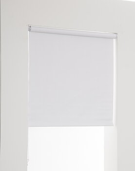 Mörkläggande rullgardin vit 80cm vit