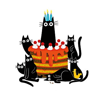 Birthday Cake, Greeting Card