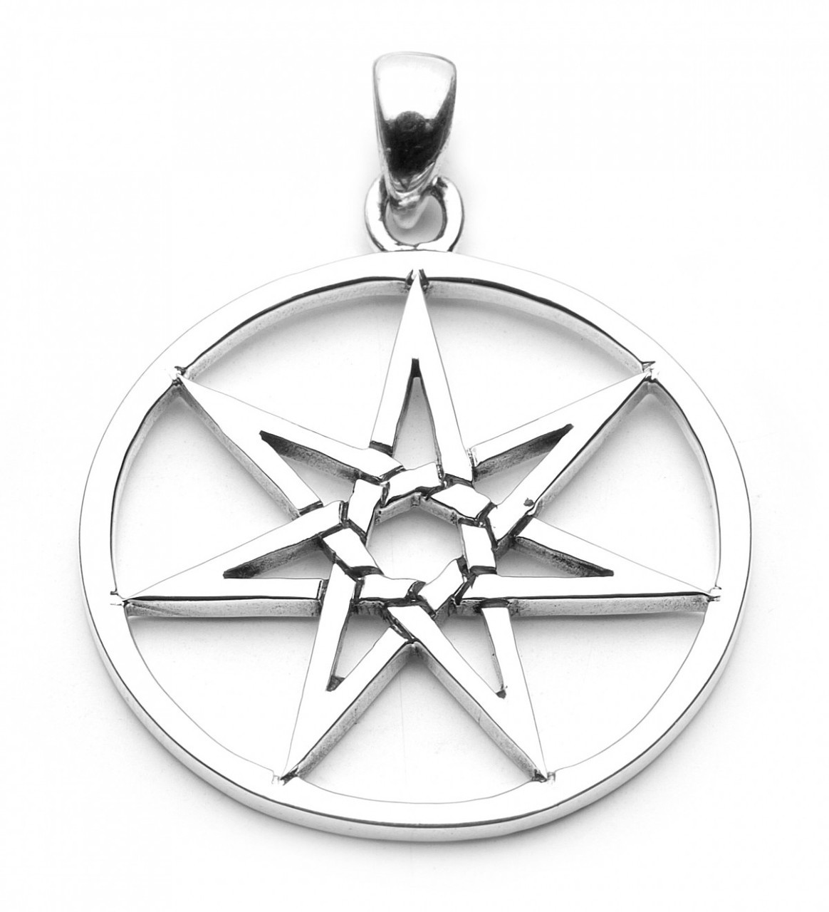 Alvstjärna Hänge i Silver - Septagram