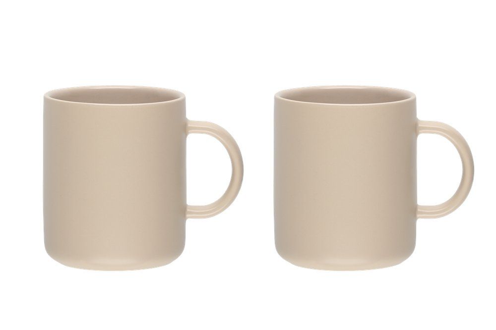 Simple mugg 33 cl taupe 2 -pack