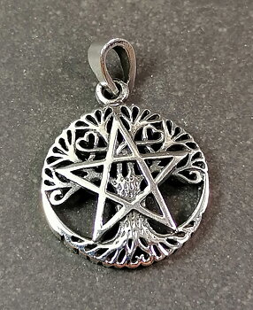 Pentagram med Livets Träd