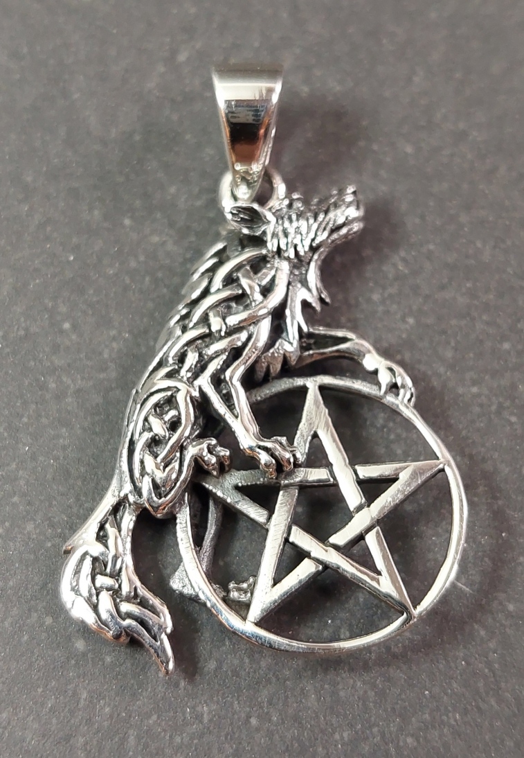 Pentagram med Keltisk Varg