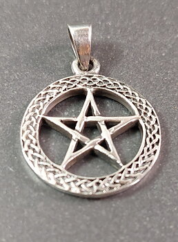 Pentagram med Keltisk Väv