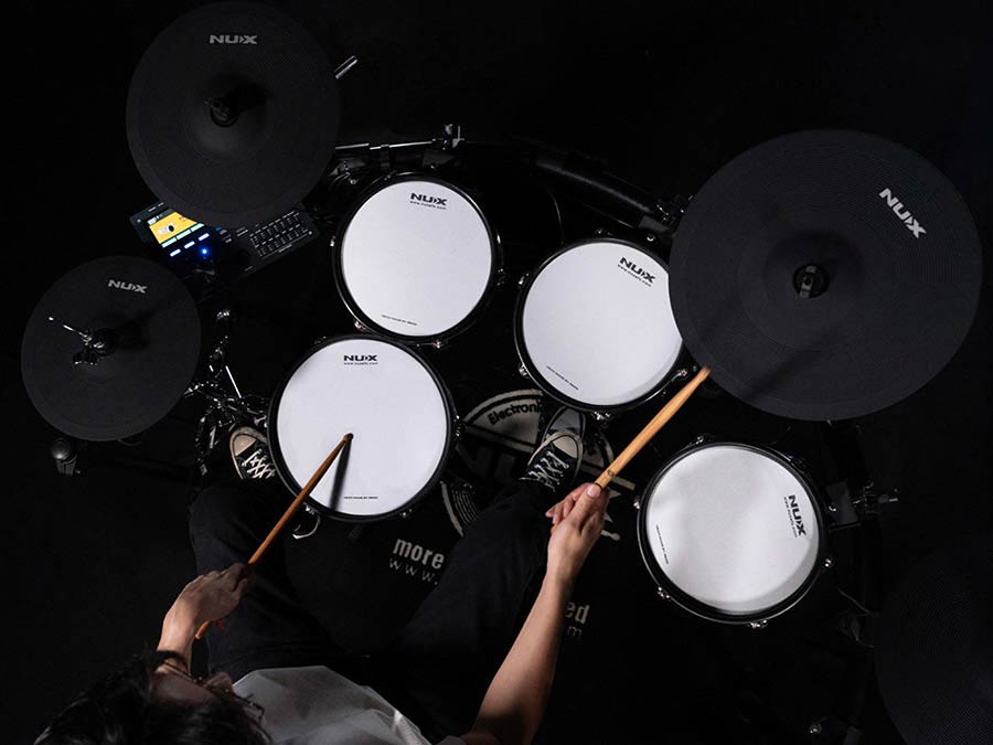 NUX DM-8 all mesh head (REMO) digital drum kit - 15