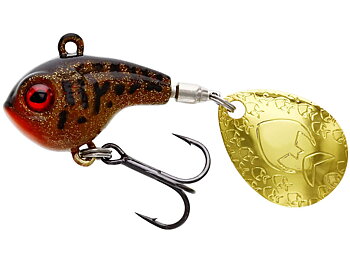 westin dropbite spin tail jig is an 8g spinner tail. a super good lure for perch if you fish deep or fast. burbot