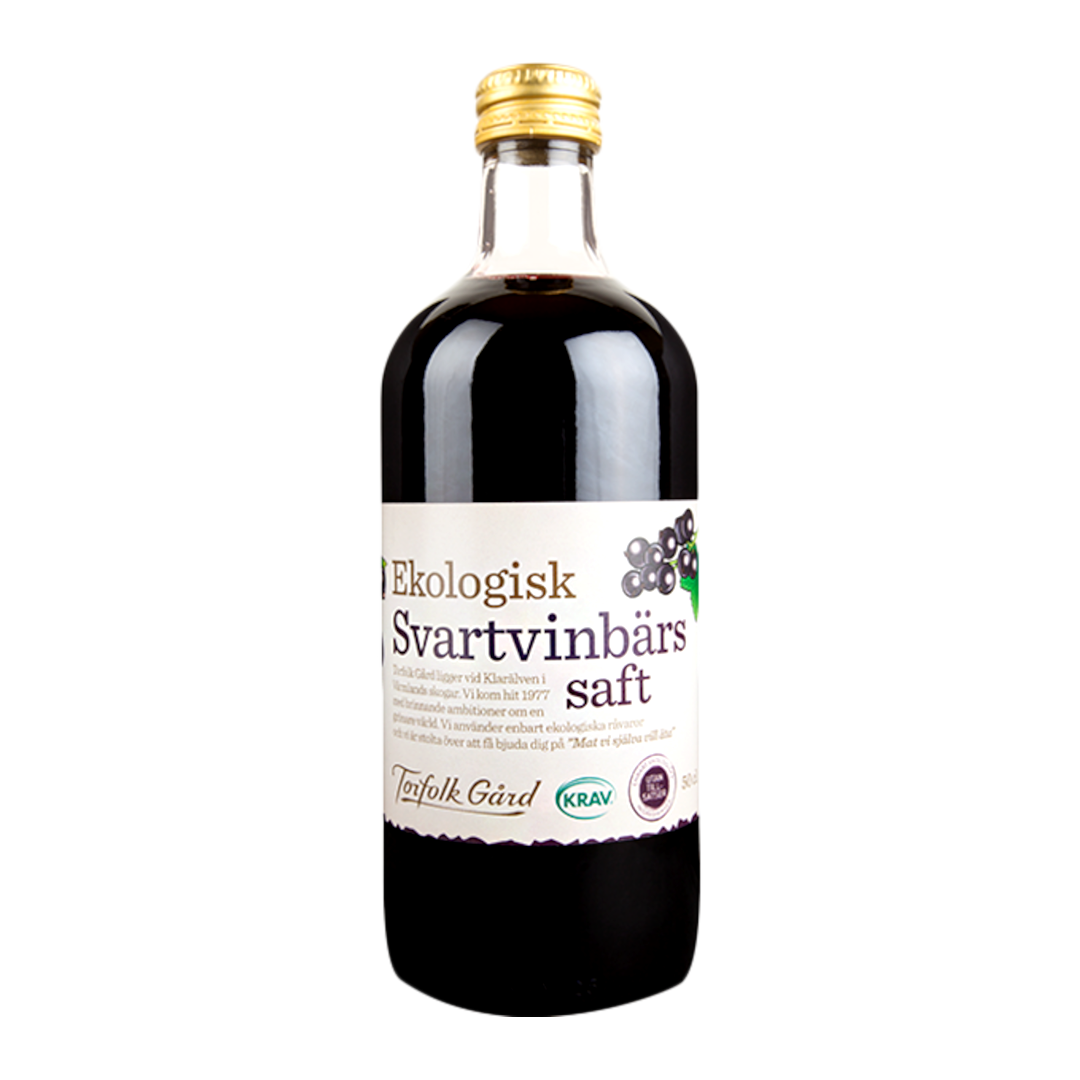 Svartvinbärssaft 50cl, Torfolk Gård