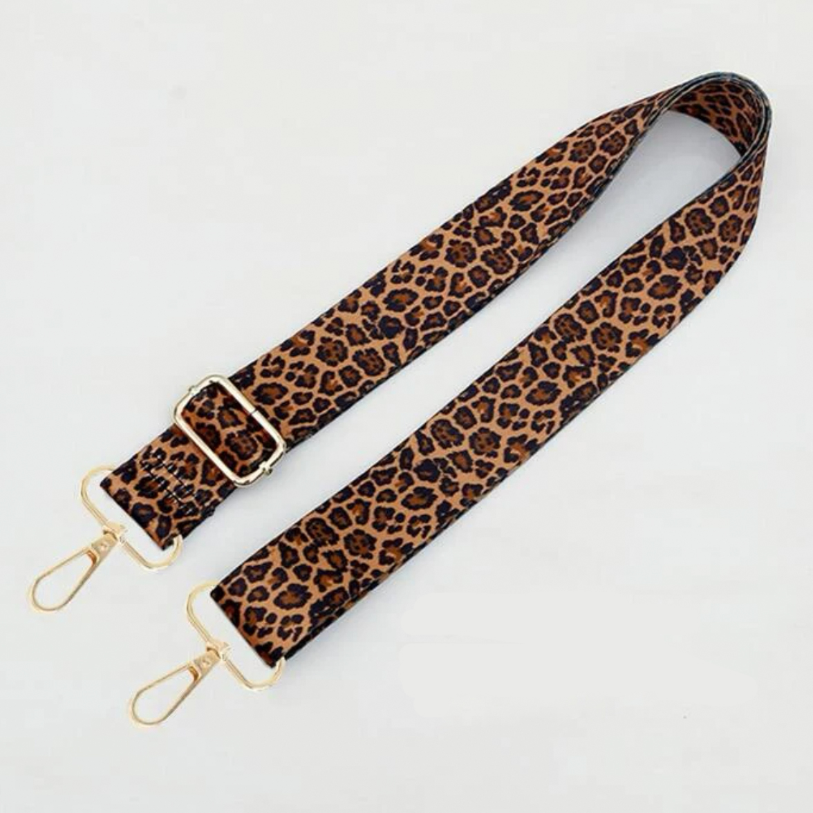 Reglerbar axelrem - leopard med guld - 3
