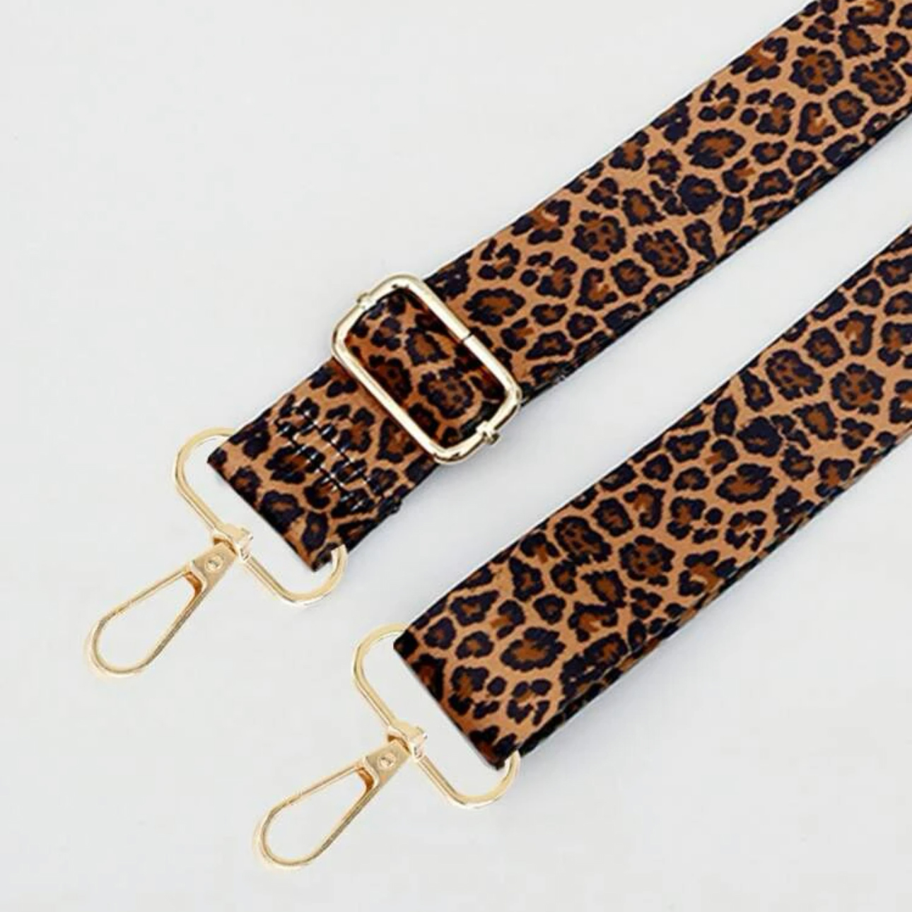 Reglerbar axelrem - leopard med guld - 2