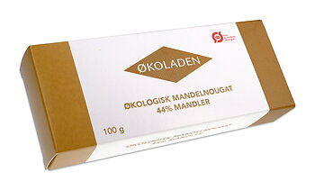 Mandelnougat 44% 100g x10, EKO