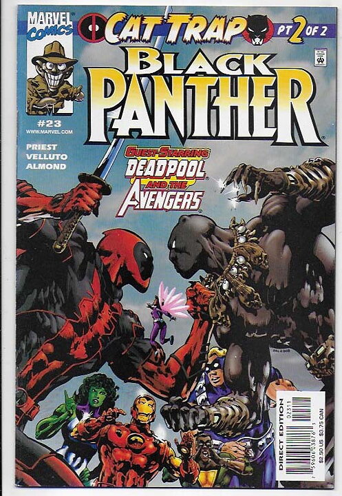 Black Panther Volume 2 # 23 VF-NM Deadpool