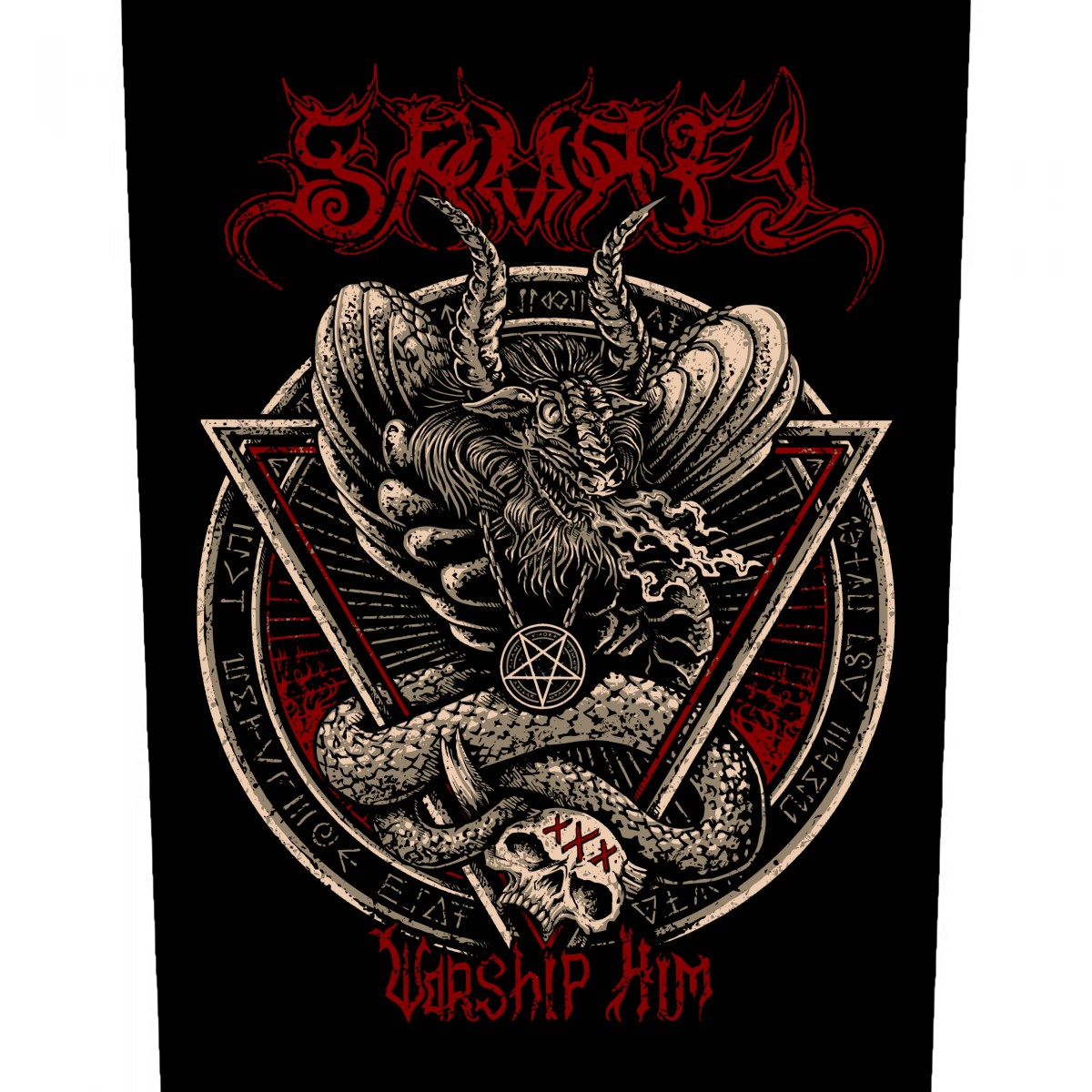 Samael Worship Him Backpatch