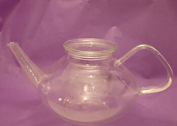 Jena glass teapot 1960s