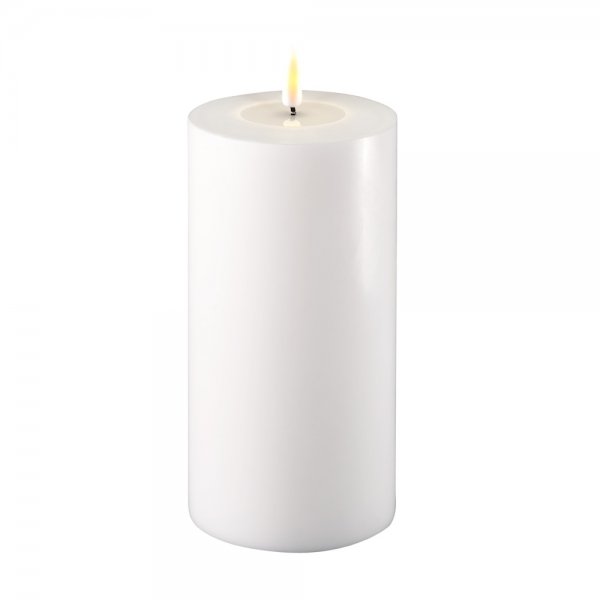 DELUXE HOMEART LED Blockljus vit