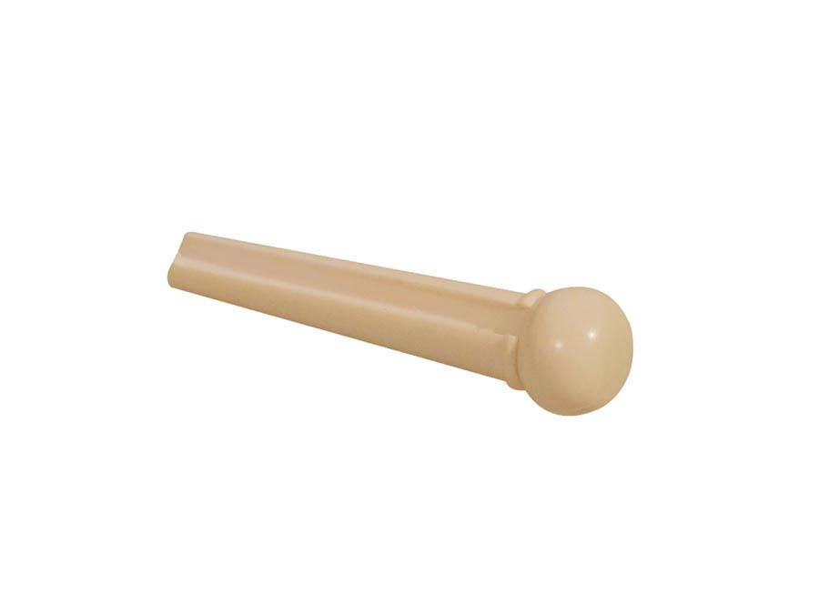Bridge pin. Chreme / Ivory