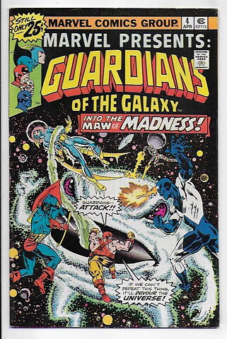 Marvel Presents # 4 VF Guardians of The Galaxy
