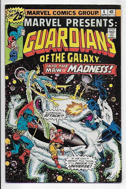 Marvel Presents # 4 VF Guardians of The Galaxy