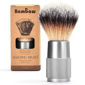 Bambaw Rakborste Metall Silver
