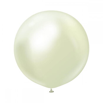 Premium Stora Latexballonger Green Gold Chrome