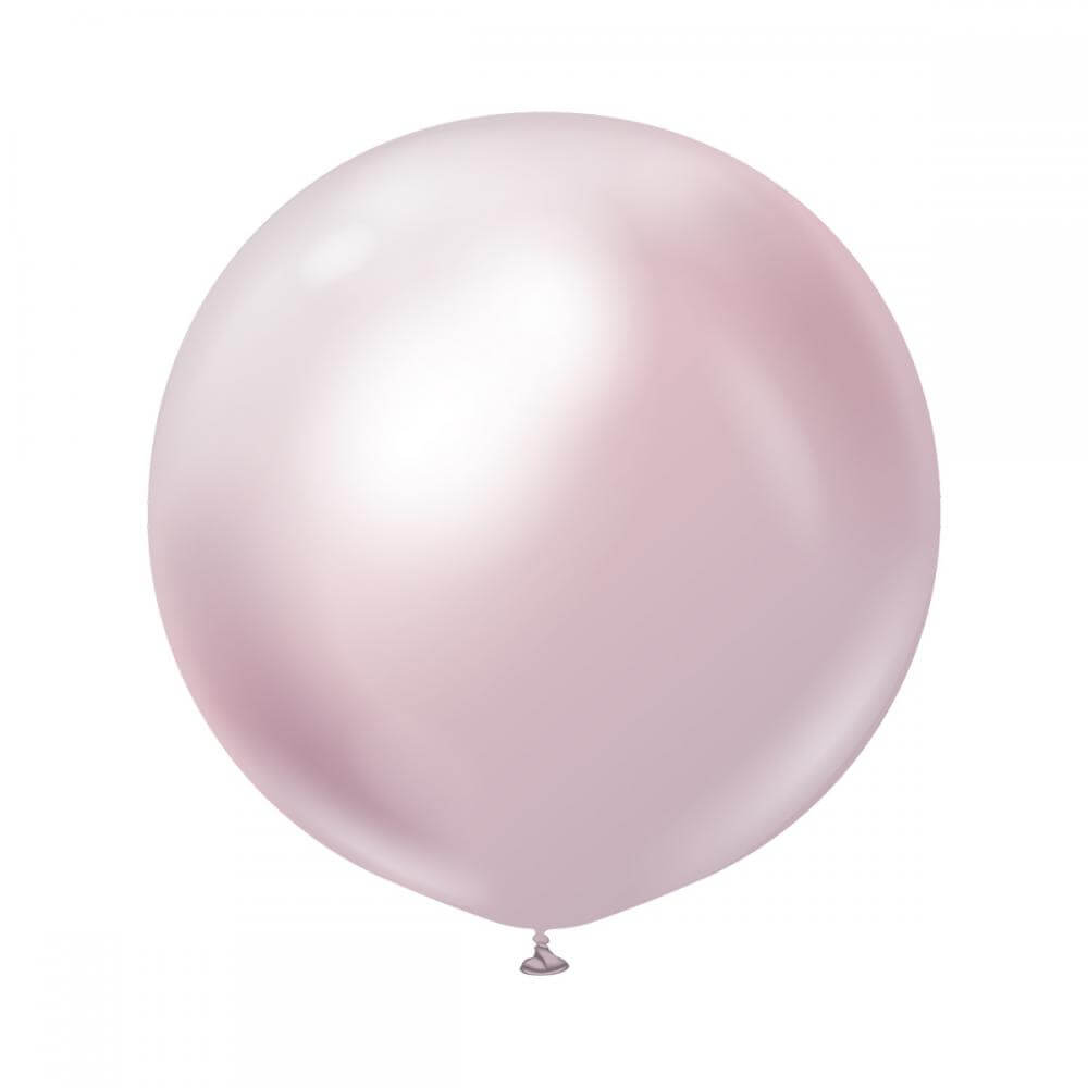 Premium Stora Ballonger Pink Gold Chrome
