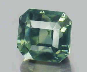 0.57 ct rare natural untreated teal blue green sapphire gemstone - 3
