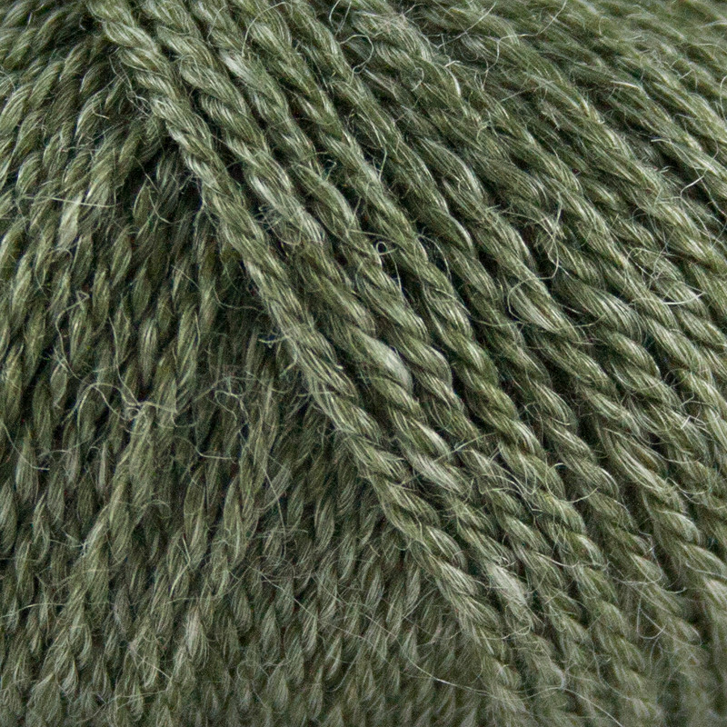 No 4. Ekologisk Ull & Nässelfibrer, 833 Khaki