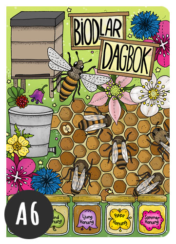 A6 Anteckningsbok Biodlardagbok