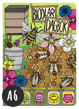 A6 Anteckningsbok Biodlardagbok