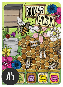 A5 Anteckningsbok Biodlardagbok