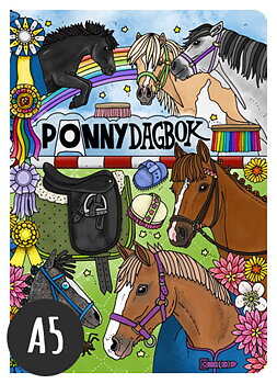 A5 Anteckningsbok Ponnydagbok