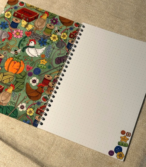 A5 Spiralblock Sticka, virka och sy! - 2