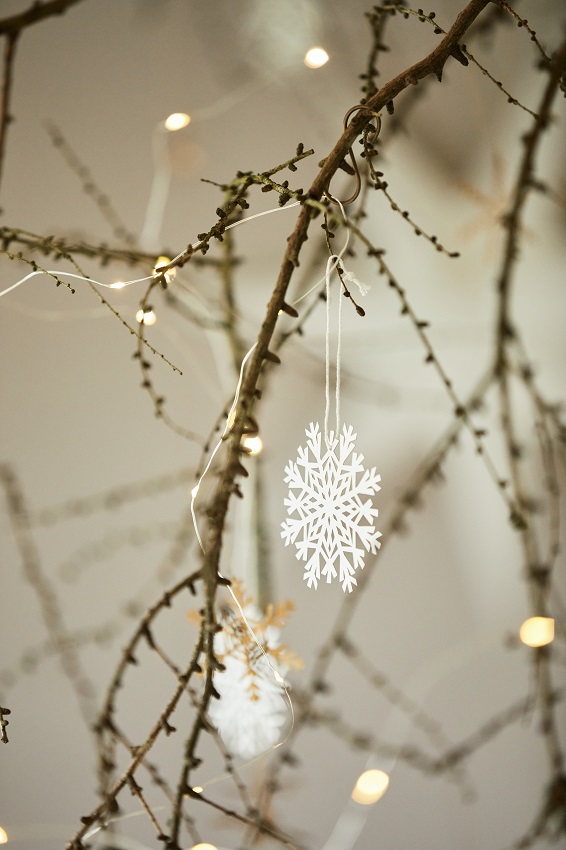 Snowflakes - Paper - 4-pack - 12x12 cm - 4