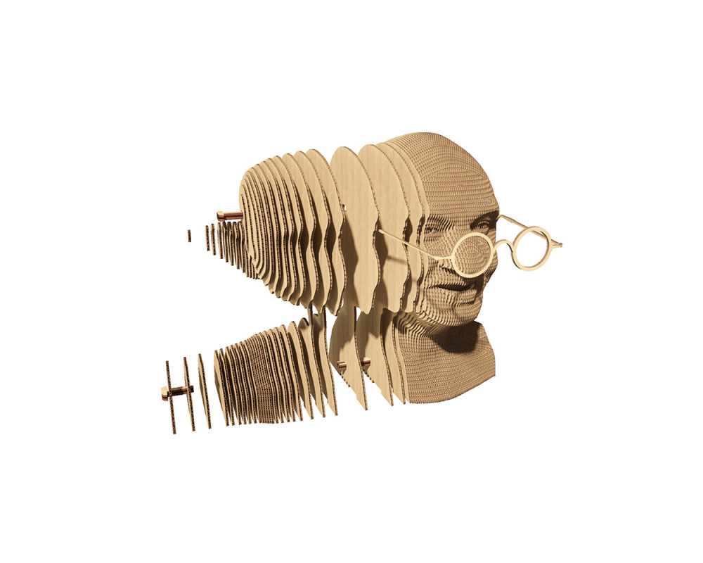 Gandhi 3D-pussel - 3