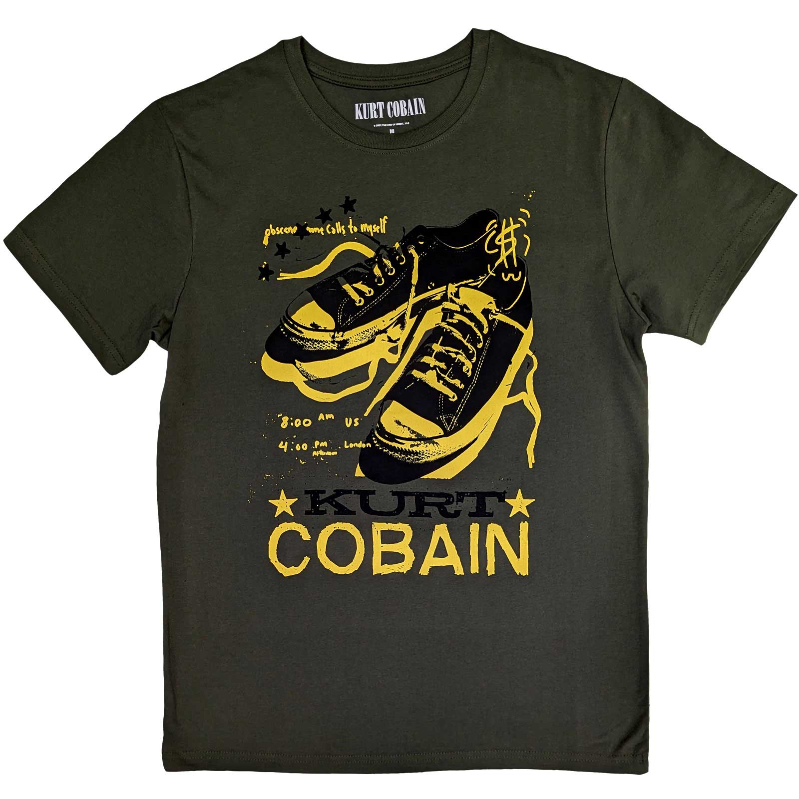 Kurt Cobain Unisex T-Shirt: Converse (Large)