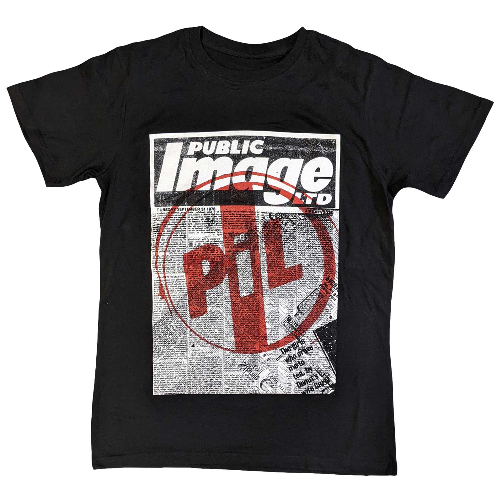 PIL (Public Image Ltd) Unisex T-Shirt: Poster (XX-Large)