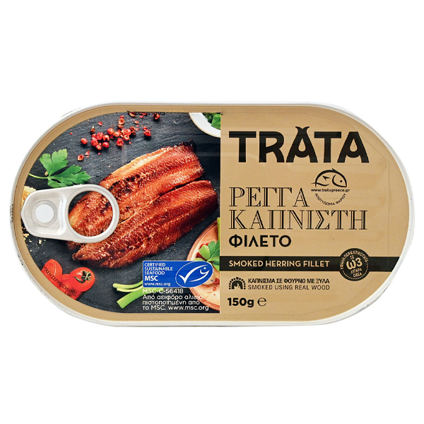 Rökt sillfilé 150gr TRATA (regga)