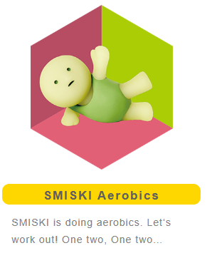 SMISKI Exercising Series  - Have fun Exercising with Smiski! - 6