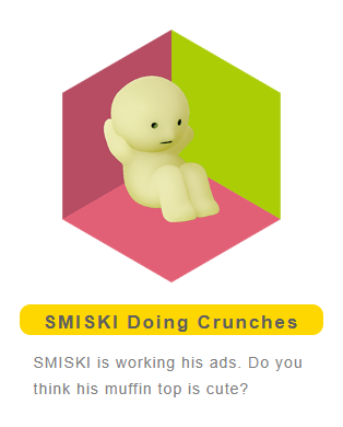 SMISKI Exercising Series  - Have fun Exercising with Smiski! - 7