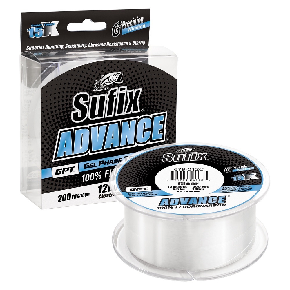 Sufix Advance Fluorocarbon Klar 135m
