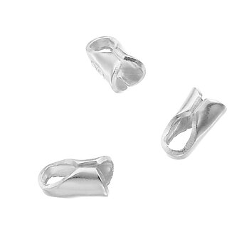 Avslut för rem i Äkta Silver - 2mm